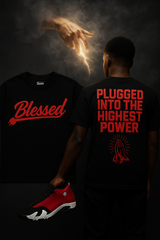 “Plugged Into the Highest Power” Tee