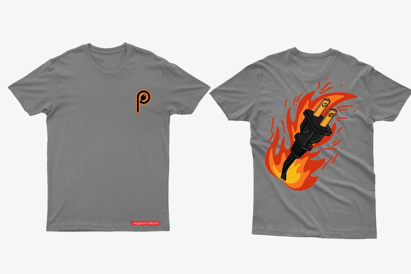 Plugged In Fire Tee