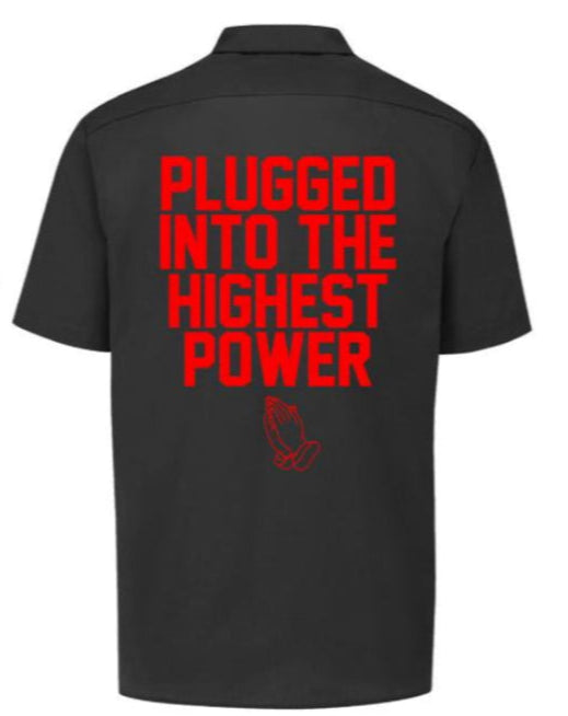 Plugged In Blessed Industrial Shirt