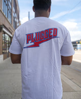 White Detroit Basketball Tee