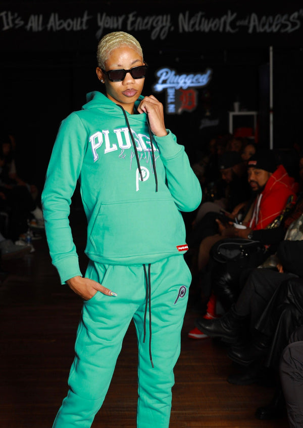 Plugged and Pretty Hooded Sweatsuits