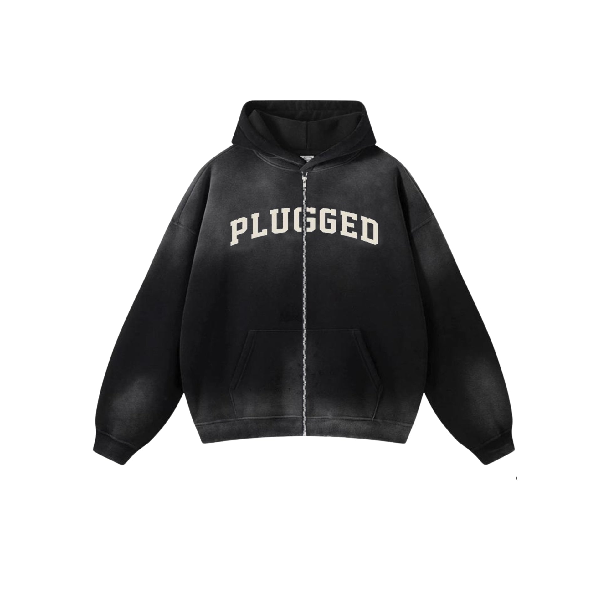 Plugged Oversized Unisex Zip-up