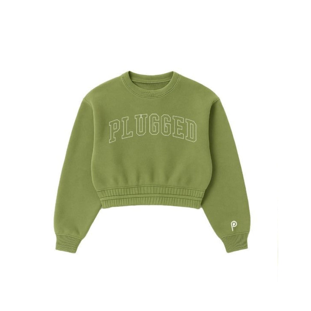 Plugged Womens Cargo Crew Neck Sweat Suit