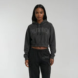 Plugged Womens Cargo Hooded Sweat Suit