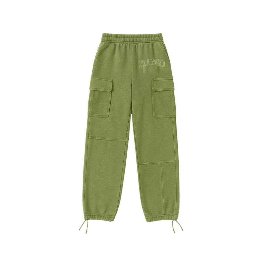 Plugged Womens Cargo Pants_Green