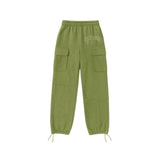 Plugged Womens Cargo Pants_Green