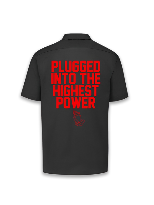 Plugged In Blessed Industrial Shirt