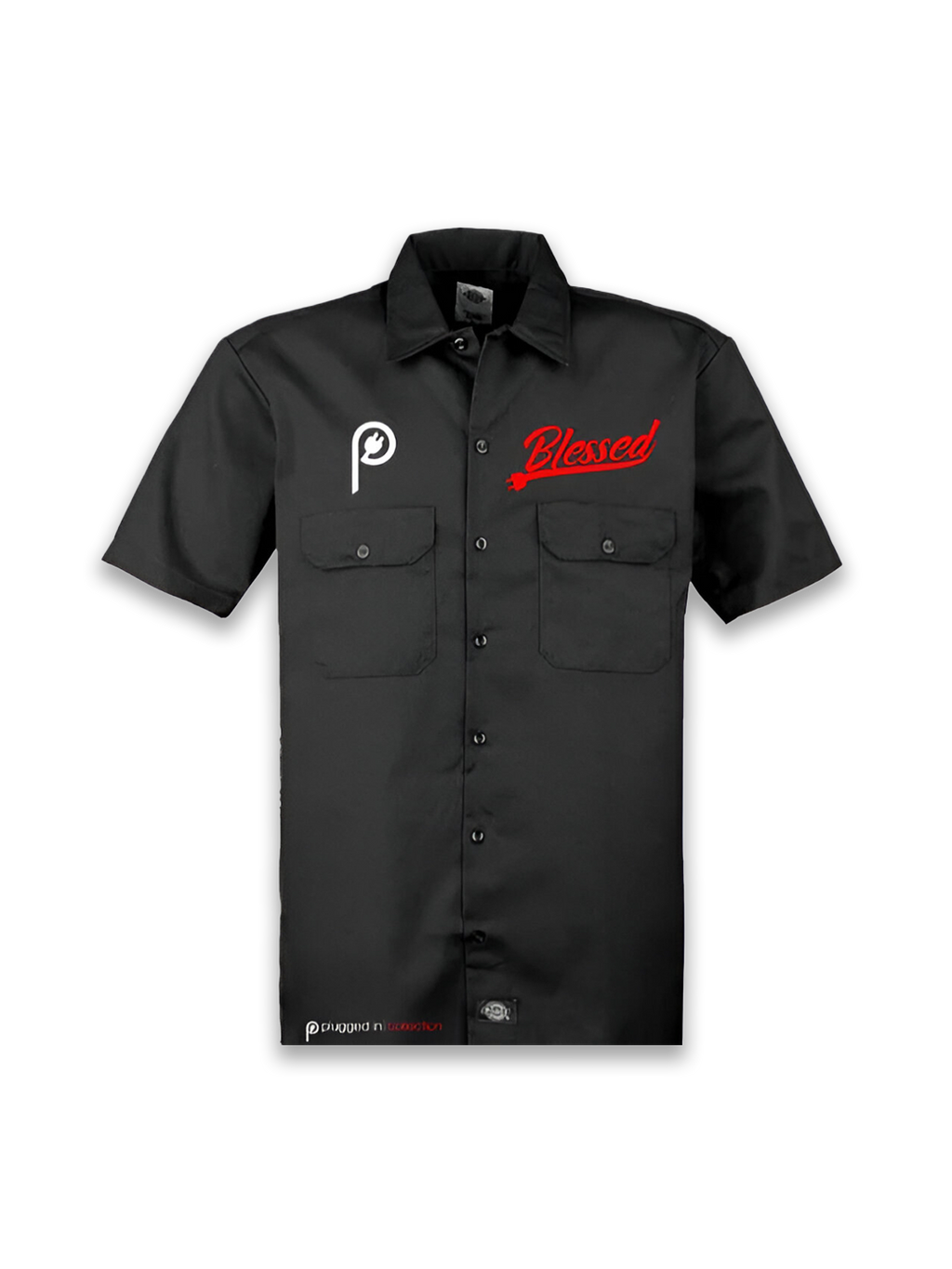 Plugged In Blessed Industrial Shirt