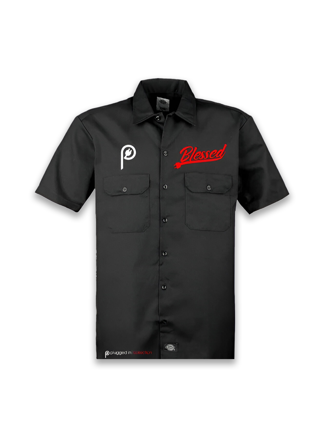 Plugged In Blessed Industrial Shirt